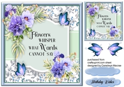 Blue Passion and Butterflys