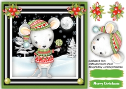 Adorable Christmas Mouse