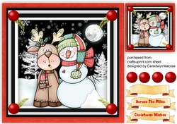 Snowman and Moose