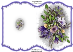 Print and Fold, Forest Flowers