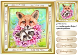 Lovely Badger and Fox