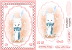 Rabbit in a Scarf
