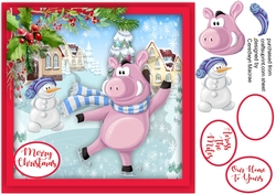 Piggys Christmas Skating