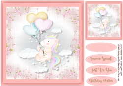 Floating Pink Unicorn