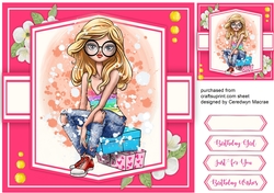 Modern Birthday Girl 1