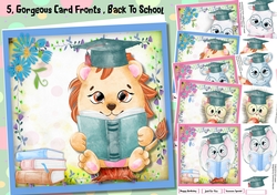 5, Gorgeous Card Fronts , Back To School