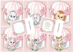6, Gorgeous Card Fronts, Up on a Breeze + 2 Inserts