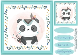 Tribal Warrior Panda