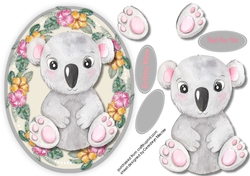 Koala in a oval Frame