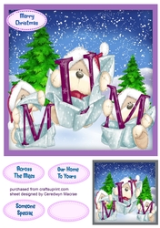 Teddys Christmas Mum Words