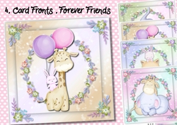 4, Card Fronts , Forever Friends