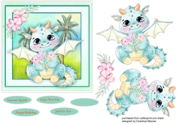 Gorgeous Blue  Dragons Flowers