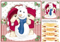 Ted With Snowman