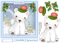 Polar Cub in a Bobble Hat