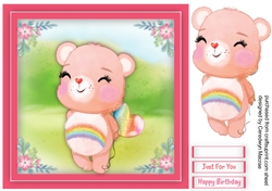Gorgeous Rainbow Bear