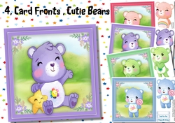 4, Card Fronts , Cutie Bears
