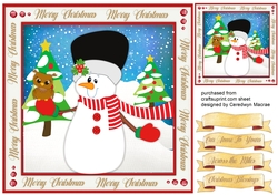 Snowman in Top Hat 2