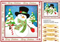 Snowman in Top Hat 3