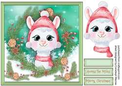 Gorgeous Christmas Llama