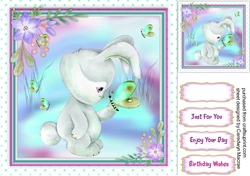 Bunnys Butterfly Friends 