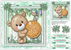 Little Brown  Bears Bauble