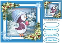 Cute , Penguin Present