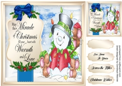 Snowman The Christmas Tree , With Verse