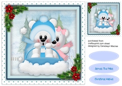 Christmas Teds Having Fun