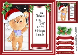 Cute Bear , Christmas in the Heart