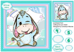 Cute Glittered Eeyore