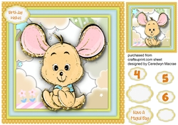 Cute Glittered  Kanga
