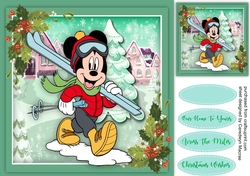 Micky Off Ski-ing