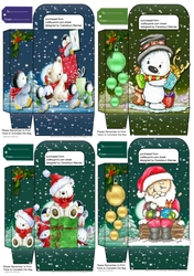 4, Gorgeous Gift Bag , Santa and Friends