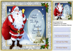 Gorgeous Santa with Verse 4