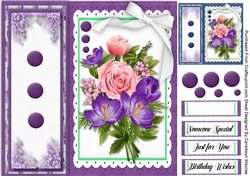 Beautiful Roses and Crocus