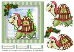 Turtles Christmas Hat