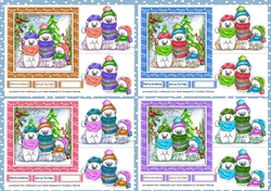 4, Lovely cards , 3 Chilly Polar Bears