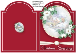 Print and Fold , Christmas Cottage 1