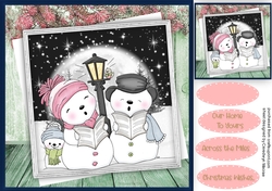 Merry Snowmen , Pink