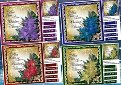 4, Cards , With Peace, and Love