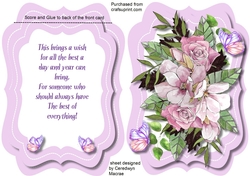 A5, Tent Card , Lilac Spring