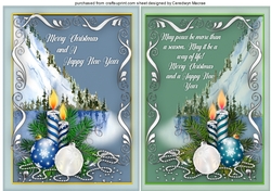 2. Lovely A5 Christmas Toppers 