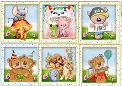 6, Lovely Cards Birthday Friends