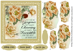 Gorgeous Pyramid card with Quote