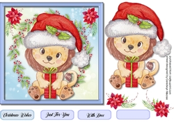 Lions Christmas Hat
