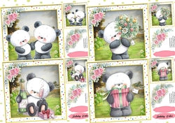4, Gorgeous Panda Birthday Sheets