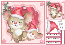 Gorgeous Christmas Mouse, Asleep Again