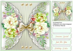 Beautiful Double Lace and Roses 4