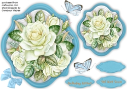 Beautiful White Roses