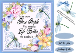Beautiful Spring Flowers and Dragonflys